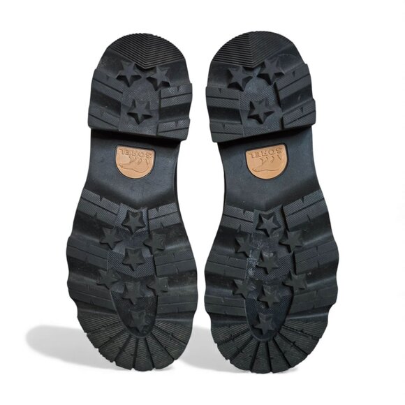 Sorel Joan Now Chelsea Boots in Black Tawny Buff Croc (Size 7) - Picture 13 of 16